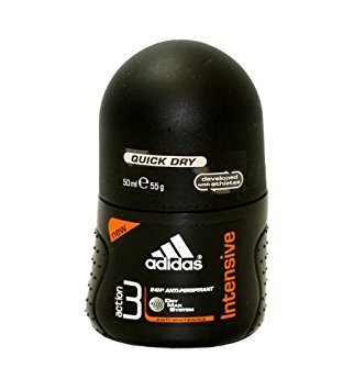 ADIDAS  intensive desodorante roll-on for men duplo 50 ml + 50 ml